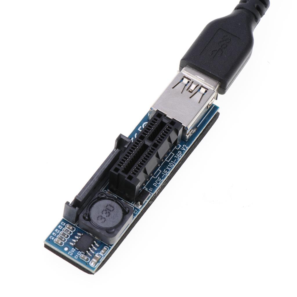 PCI-E to PCI-E Extension Cable 0.3M for Limited Space Installation (UEX101)