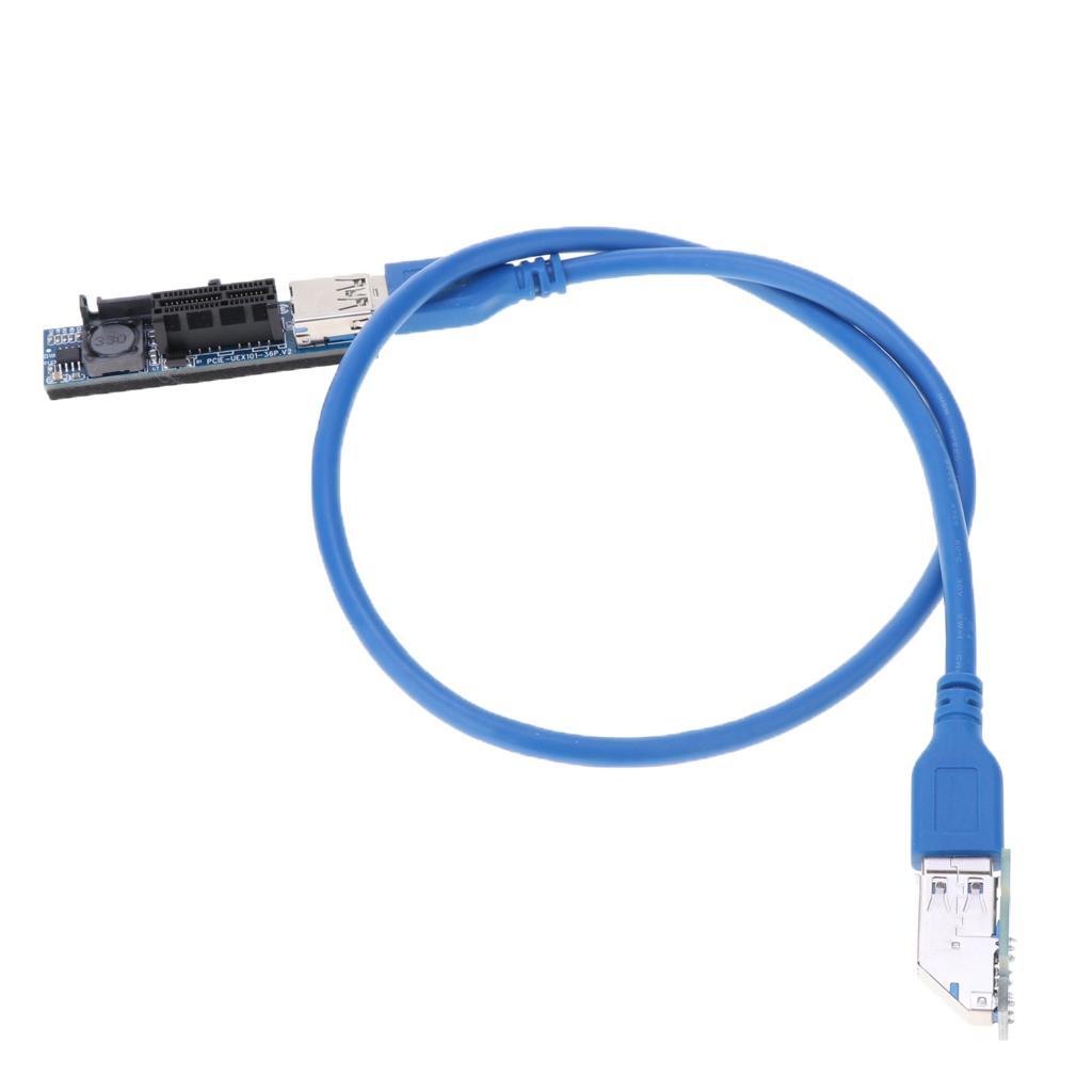 PCI-E to PCI-E Extension Cable 0.6M for Limited Space Installation (UEX101)