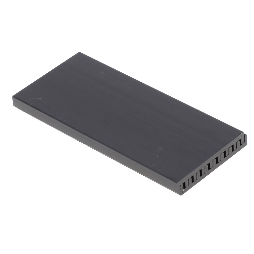 2pcs/set Computer Graphics Card Cooler Sink Strip Memory Chip Fin Radiator