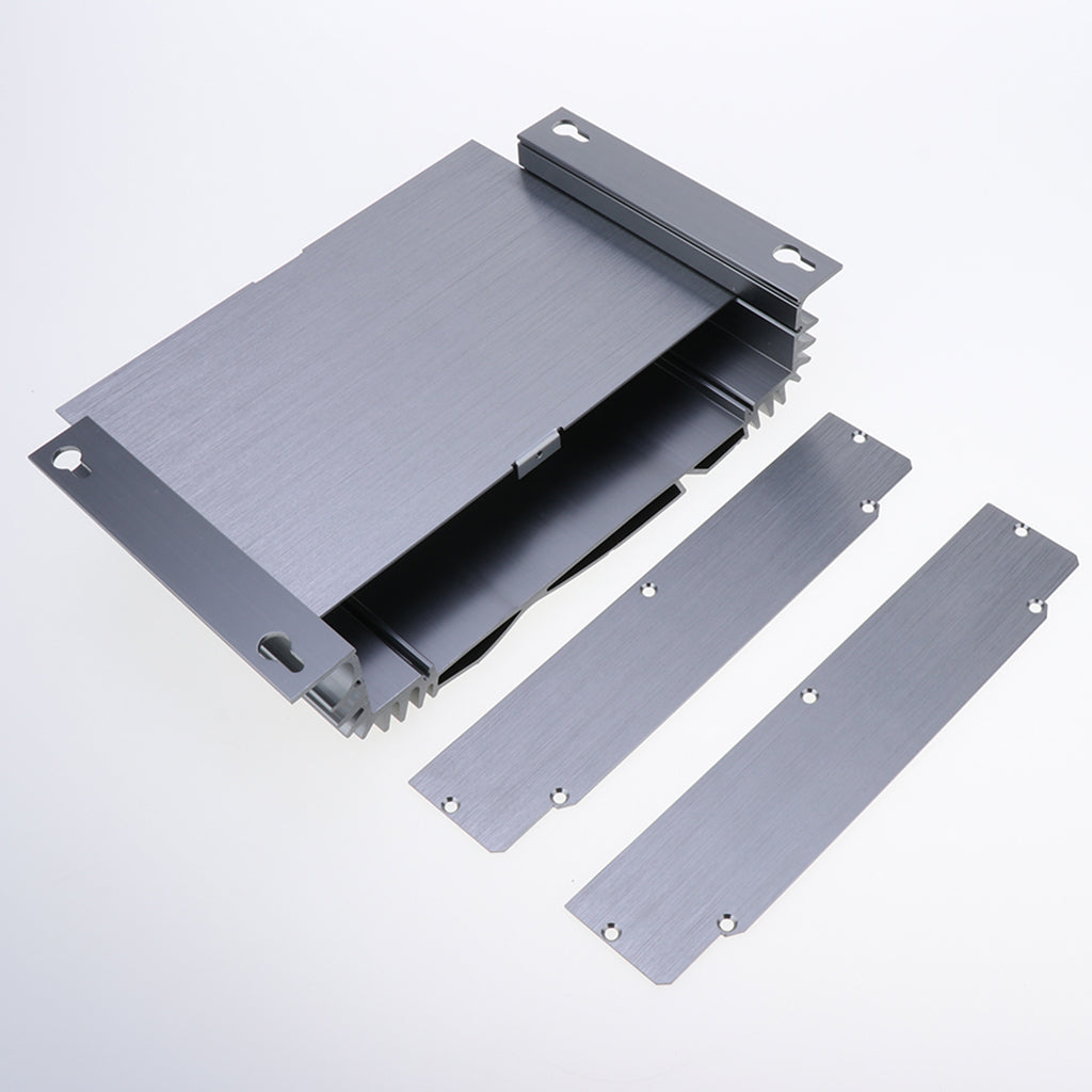 250x140x53mm Aluminum Enclosure PCB Shell Cooling Box Case DIY Instrument