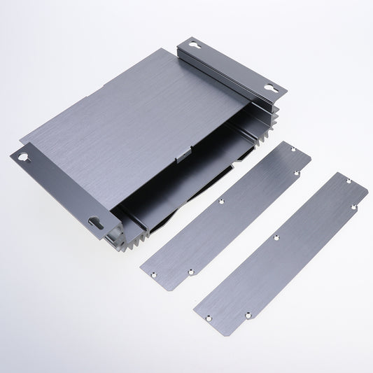 250x140x53mm Aluminum Enclosure PCB Shell Cooling Box Case DIY Instrument