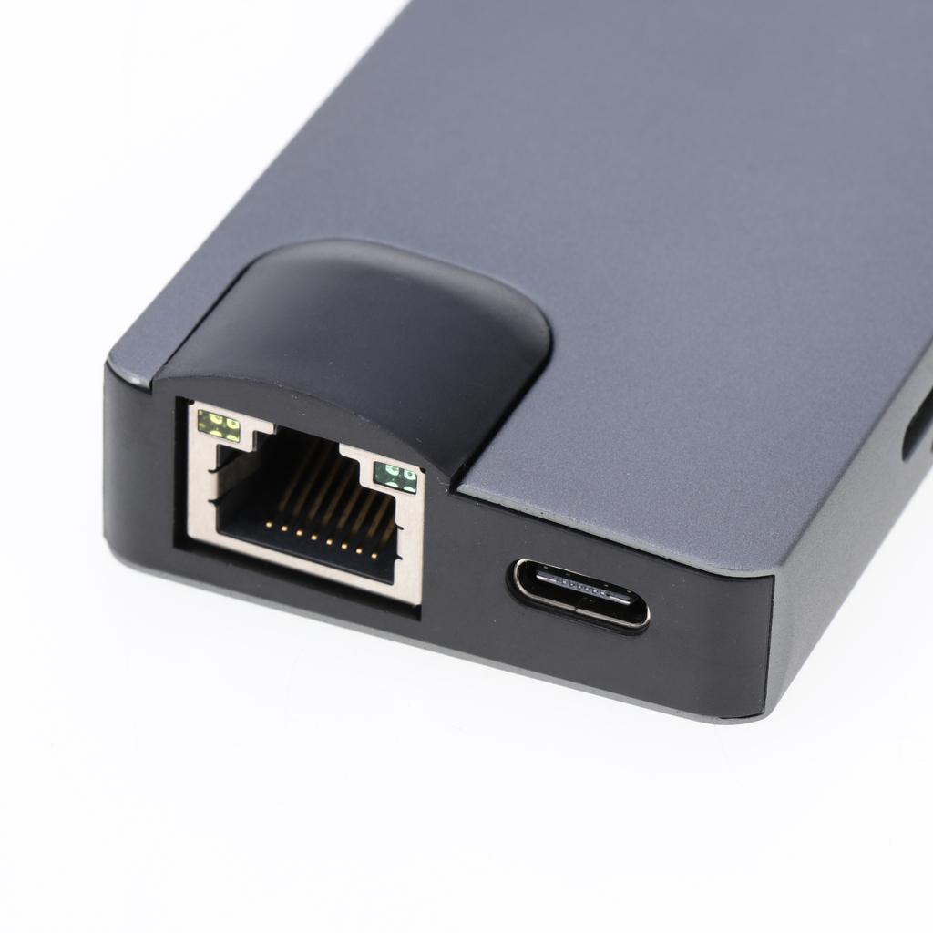 Slim Type-C HUB to HDMI 4K VGA Adapter For SD/Micro SD Card Reader