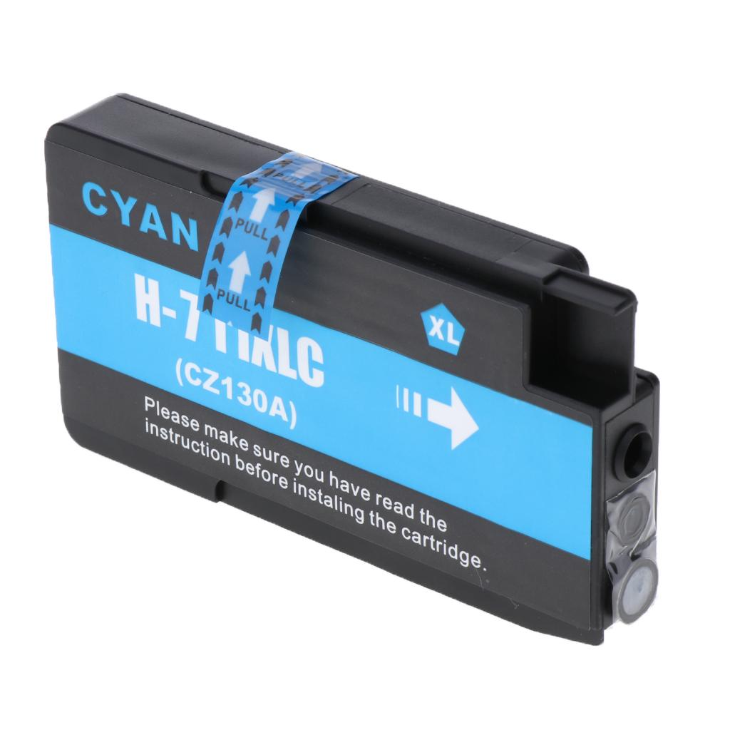 Printer Cyan Ink Cartridges Fit for Deskjet 711 CZ133A CZ130A CZ131A CZ132A