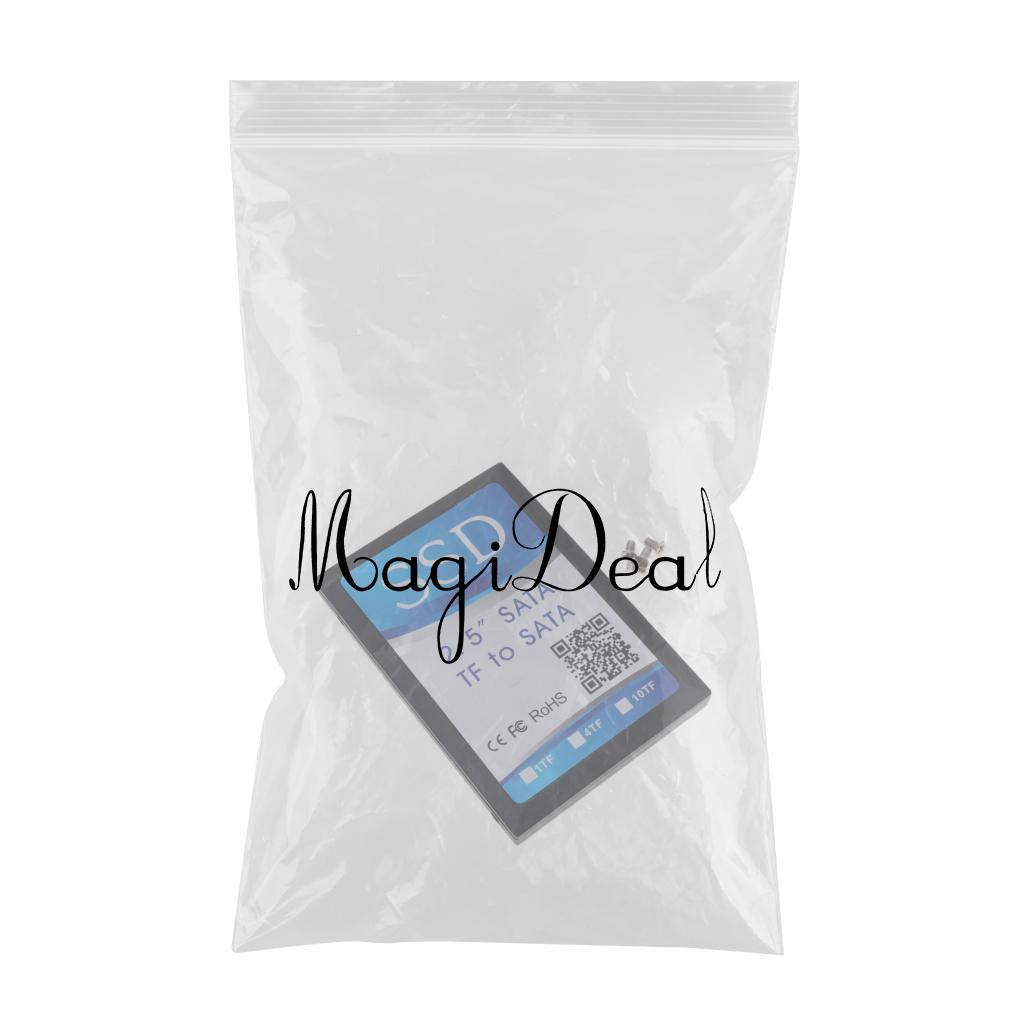HDD Enclosure SD TF to SATA Adapter Card Hard Drive Converter