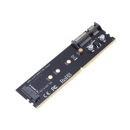 DDR4 SATA to M.2 (NGFF) Solid State Drive SSD Riser Card Expansion Card