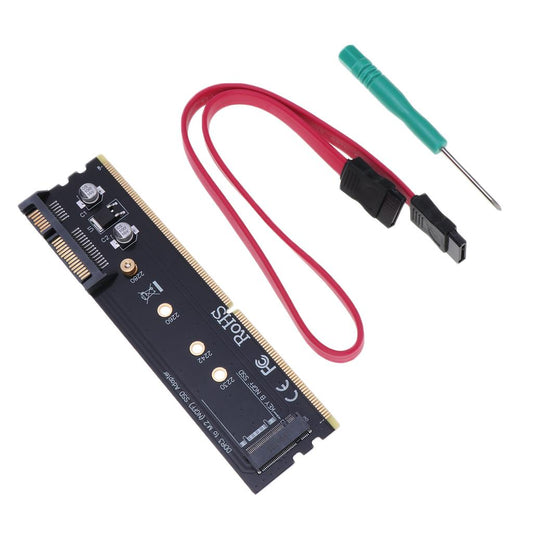 DDR3 SATA to M.2 (NGFF) Solid State Drive SSD Riser Card Expansion Card