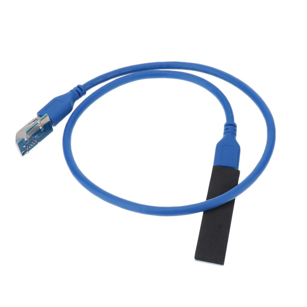 PCI-E PCI Express 1X Adapter Flexible Circuit Extension Cable USB3.0 70cm