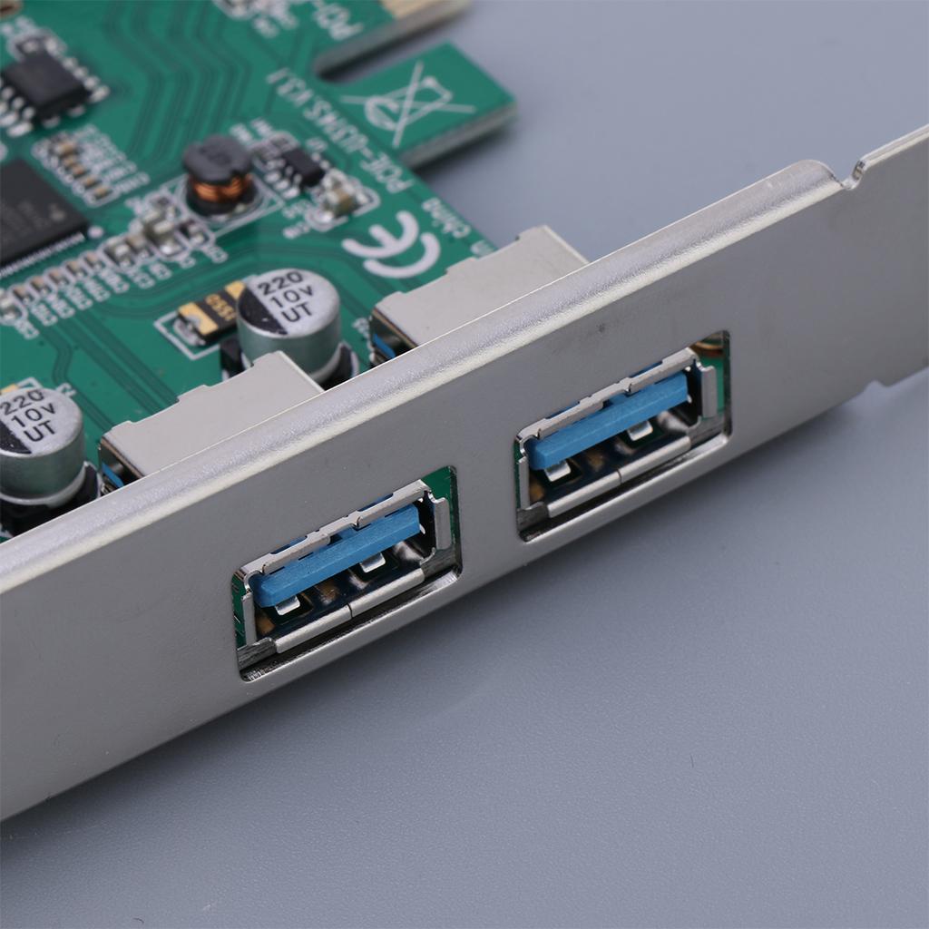 PCI Express PCIe USB 3.0 Hub Adapter Expansion Card for Windows