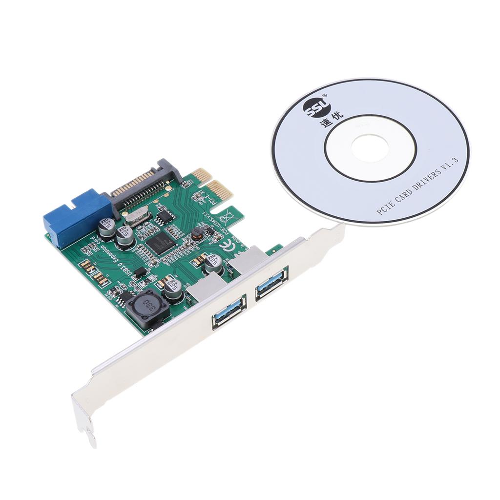 PCI Express PCIe USB 3.0 Hub Adapter Expansion Card for Windows