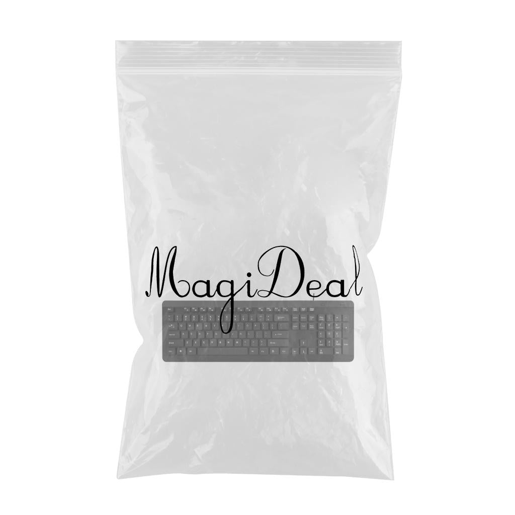 New Black Wired Mini Keyboard Keypad with 2 USB Port for Computer Desktop