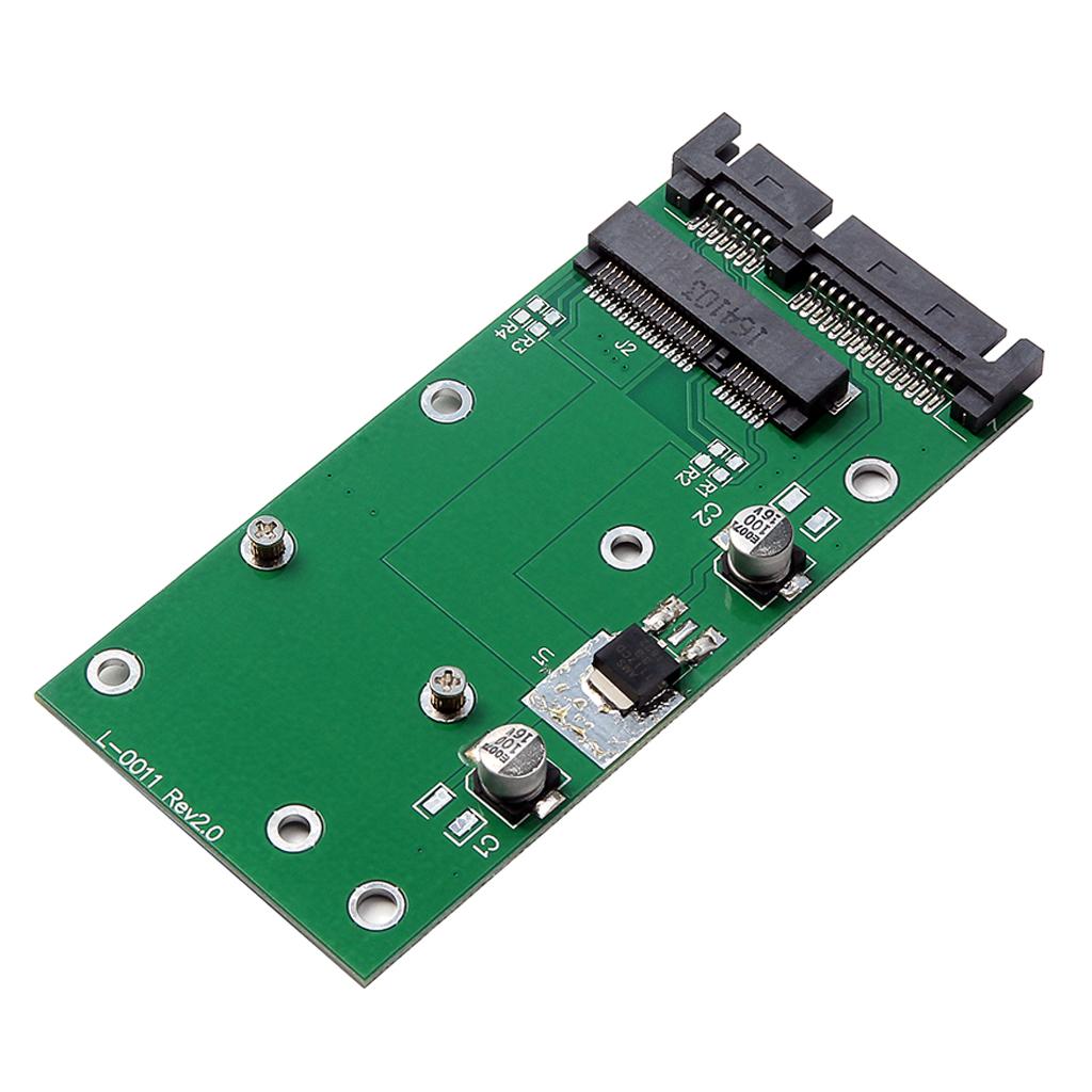 Mini PCI-E mSATA SSD to 2.5 inch SATA Adapter Converter Card Module
