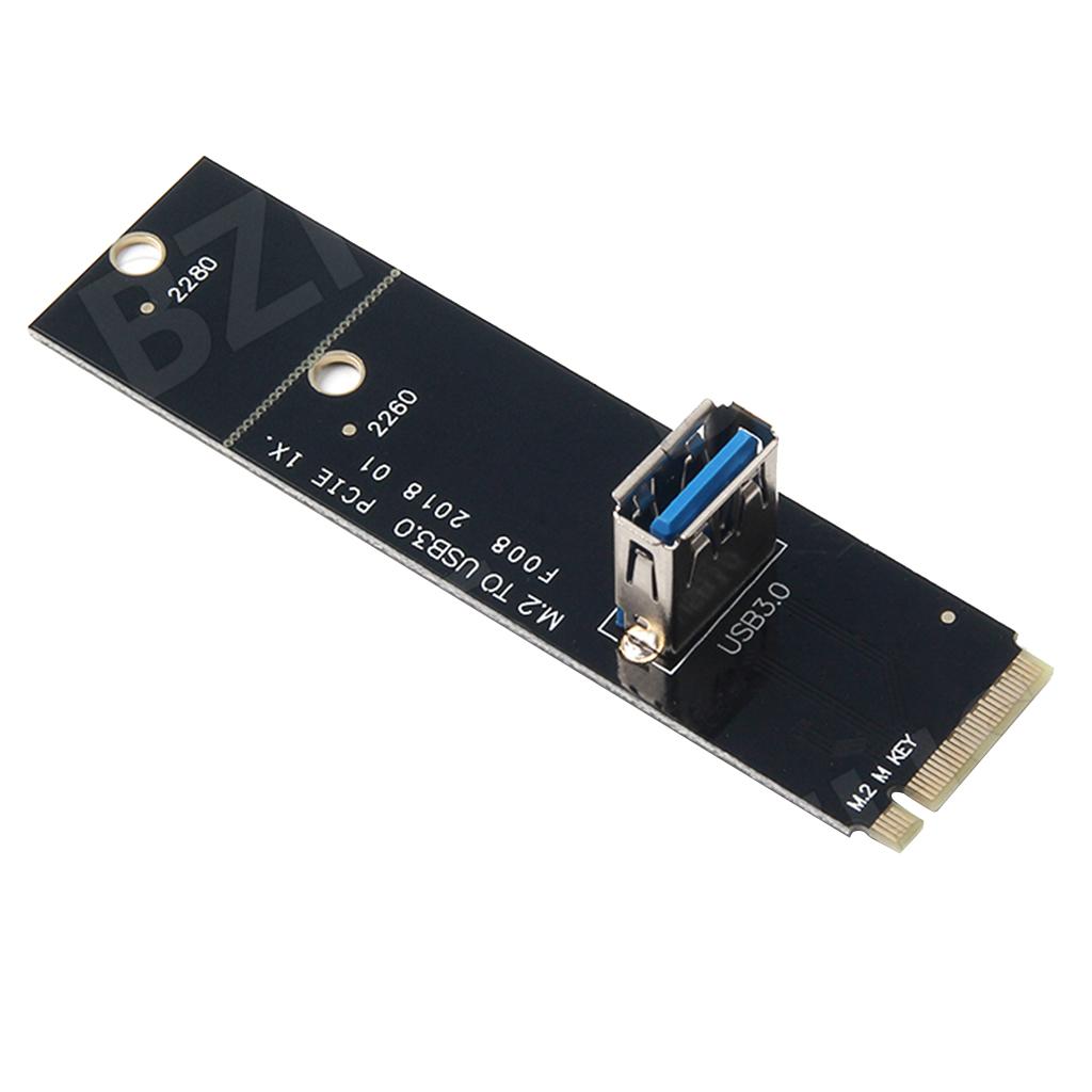 NGFF M.2 to USB 3.0 Transfer PCI-E Riser Card Adapter