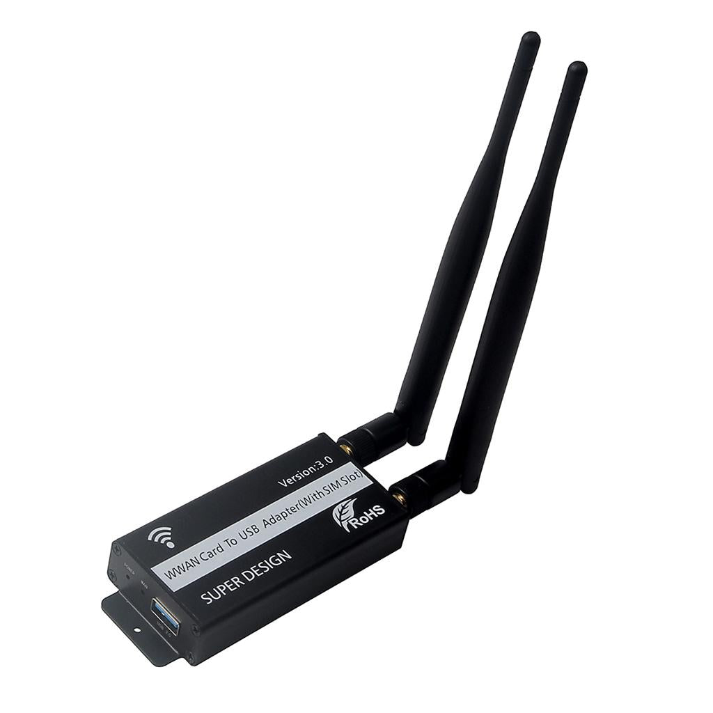 NGFF(M.2) to USB 3.0 Adapter With SIM Card Slot for WWAN/LTE/4G Module