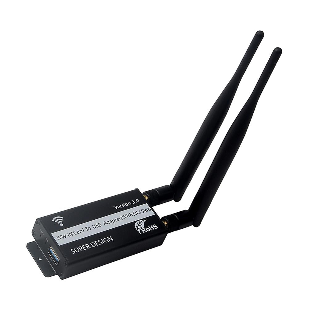 NGFF(M.2) to USB 3.0 Adapter With SIM Card Slot for WWAN/LTE/4G Module