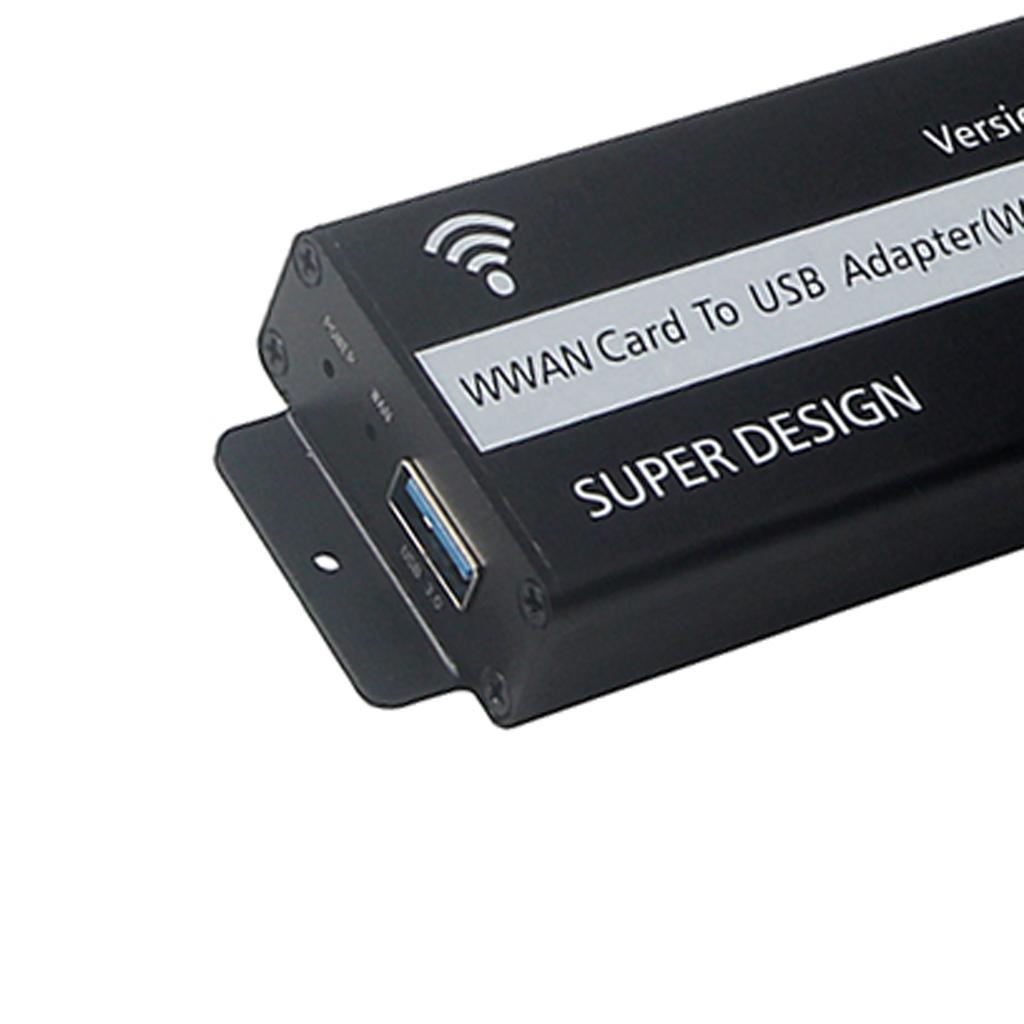 NGFF(M.2) to USB 3.0 Adapter With SIM Card Slot for WWAN/LTE/4G Module