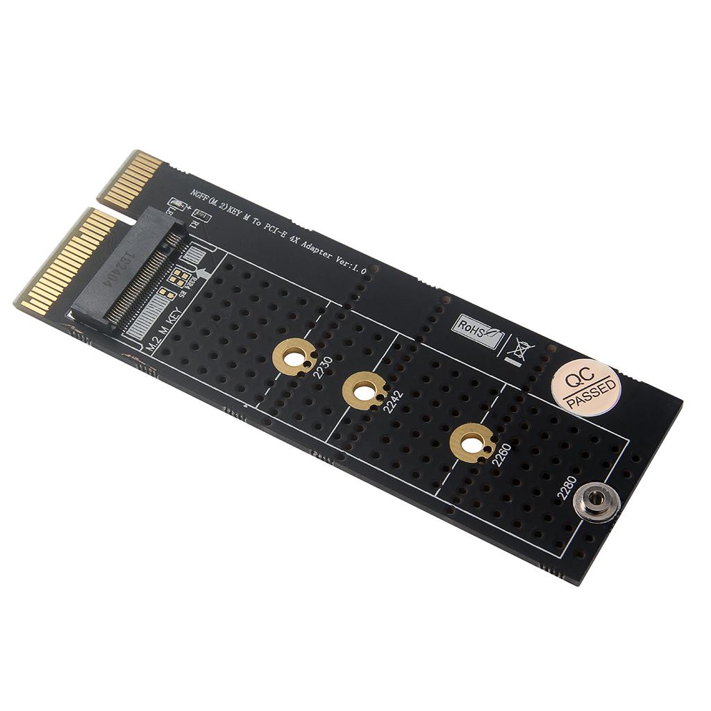 M.2 NVME SSD NGFF to PCI-E X4 Adapter M Key Interface Card Adapter
