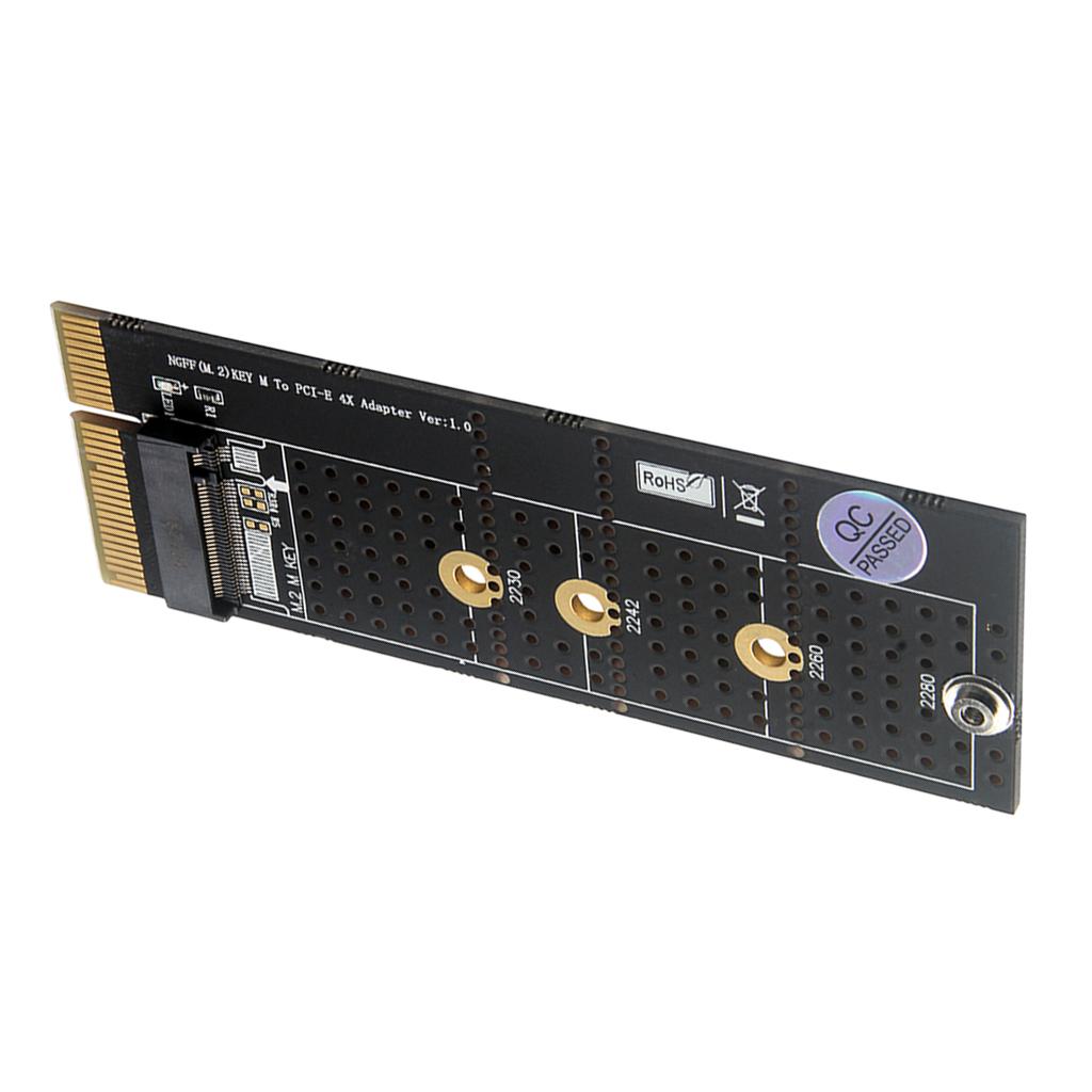 M.2 NVME SSD NGFF to PCI-E X4 Adapter M Key Interface Card Adapter