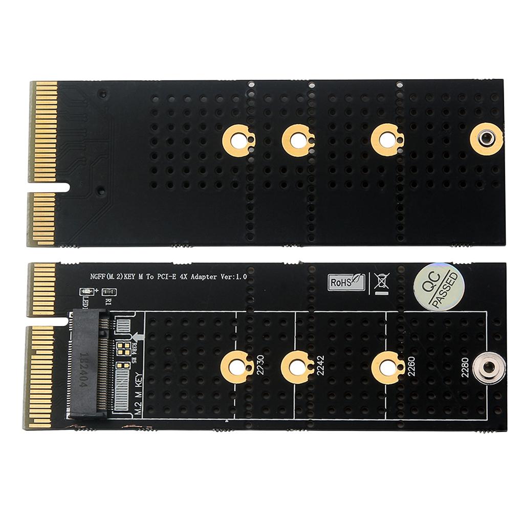 M.2 NVME SSD NGFF to PCI-E X4 Adapter M Key Interface Card Adapter