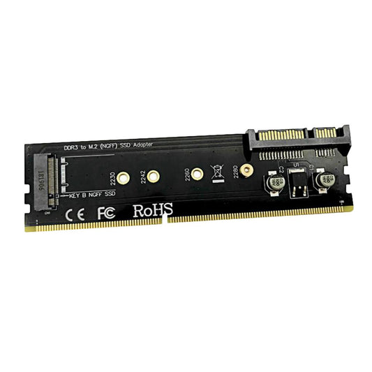 SATA DDR3 to M.2 (NGFF) Key B SSD Adapter Expansion Card
