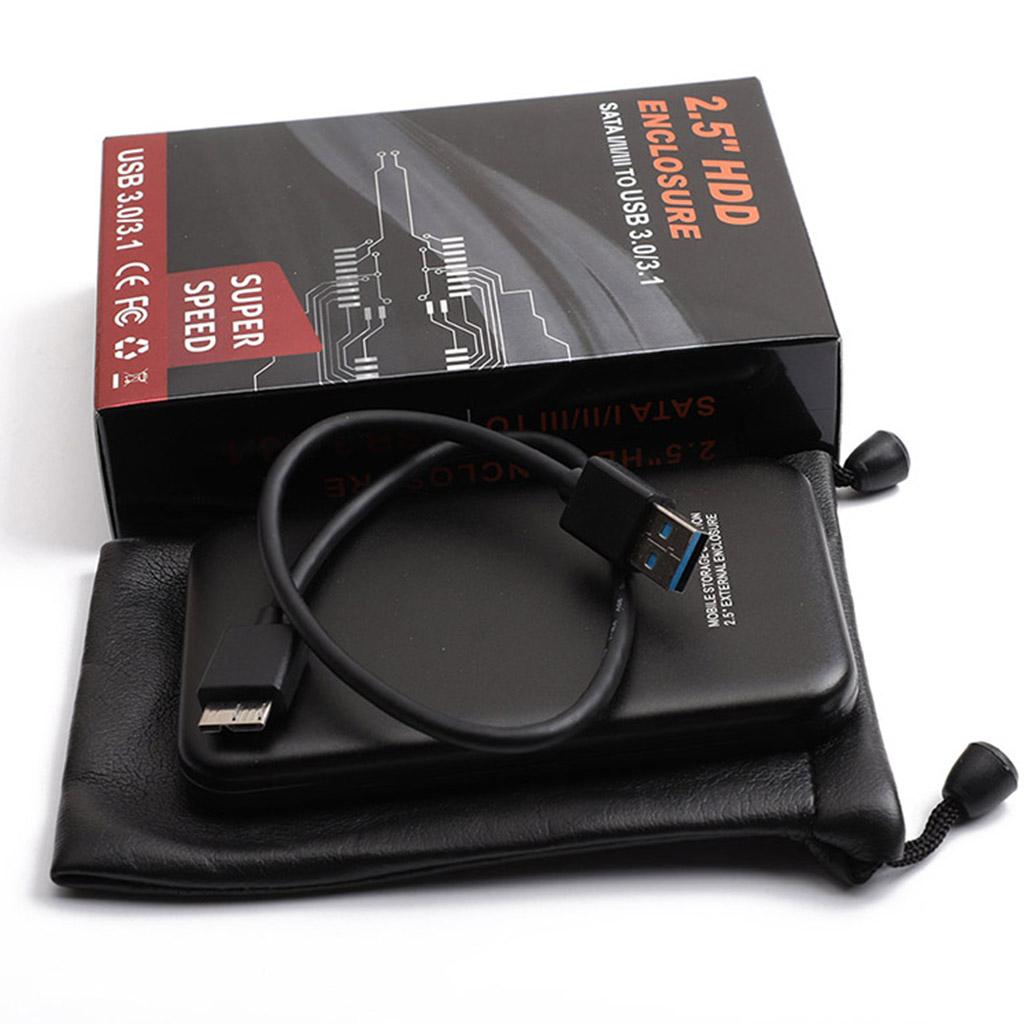 Black External Hard Drive Disk Storage Devices 2.5'' USB 3.0 2.0 SATA 500GB