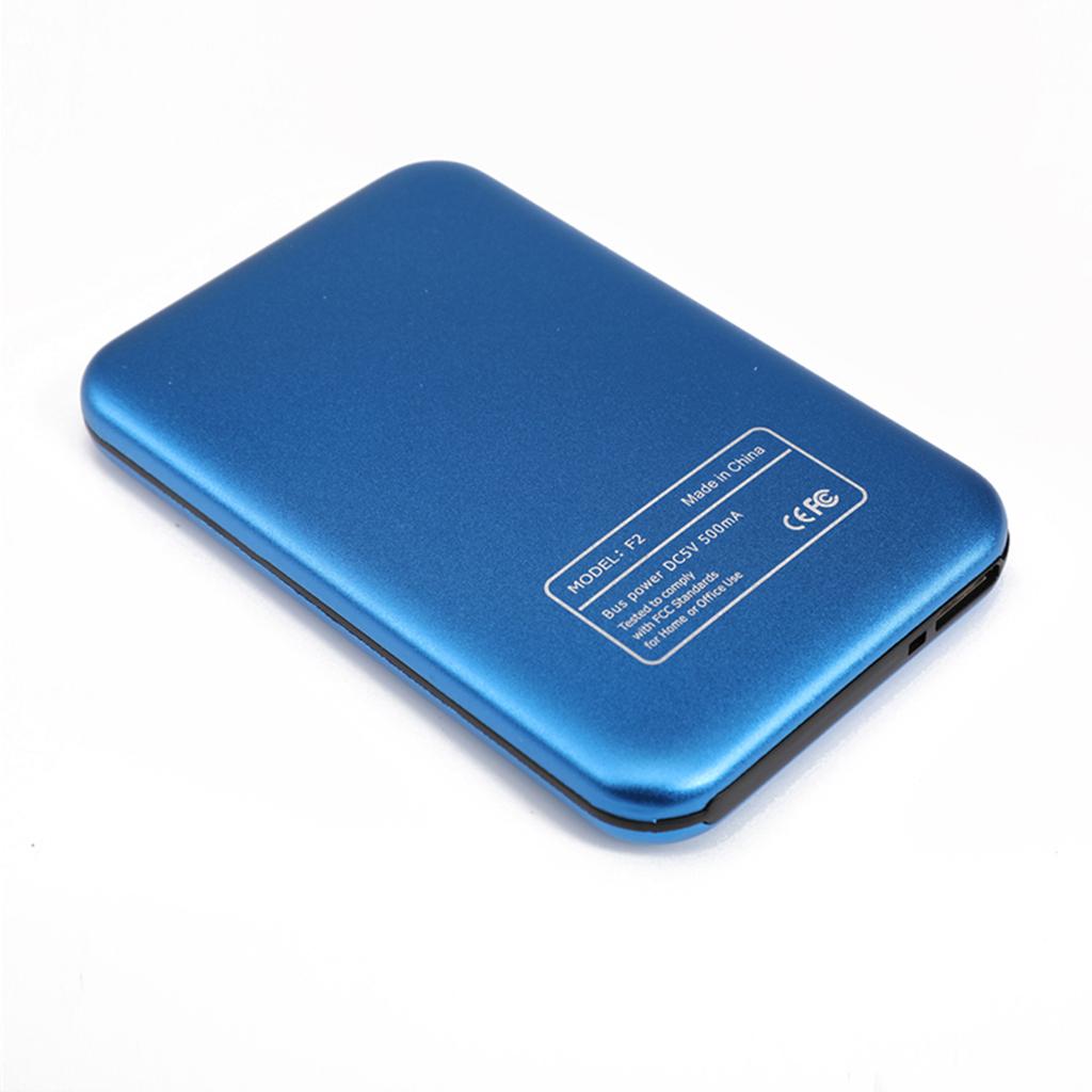 Blue External Hard Drive Disk Storage Devices 2.5'' USB 3.0 2.0 SATA 2T