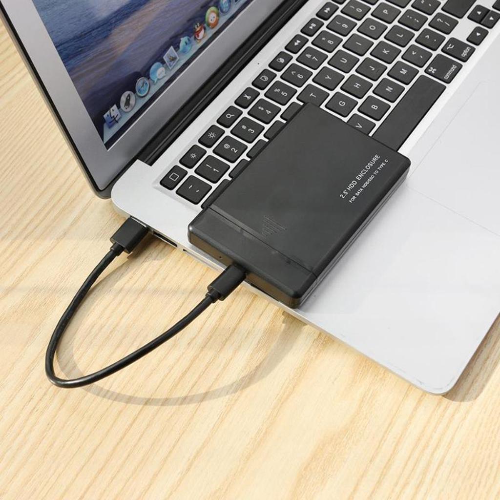 External Hard Drive Disk Storage Devices 2.5'' USB 3.0 2.0  Type C Black 1T