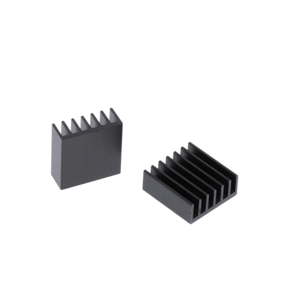 10 Pieces Aluminum Radiator Heatsink Heat Sink Pad Replacement 14x14x6mm