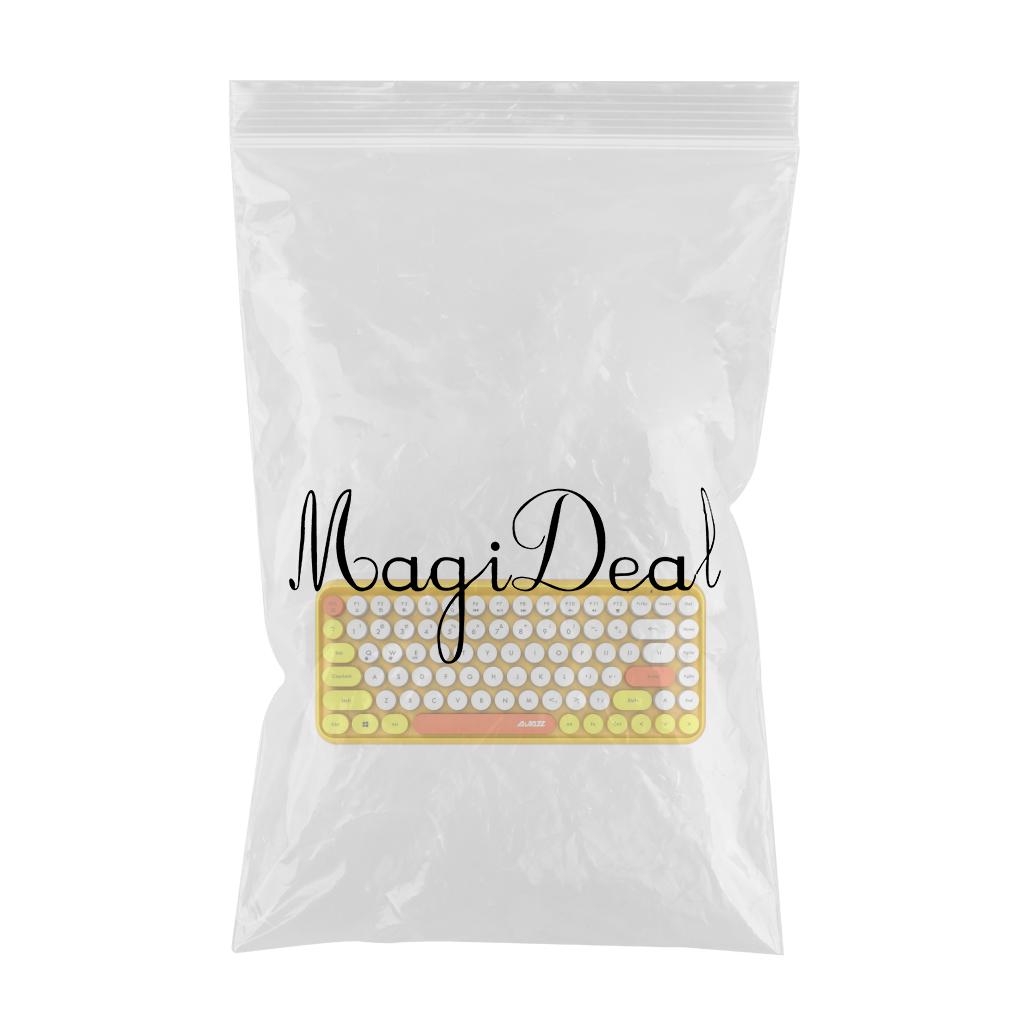84 Key Wireless Bluetooth Lightless Keyboard for PC Laptop Tablet Yellow