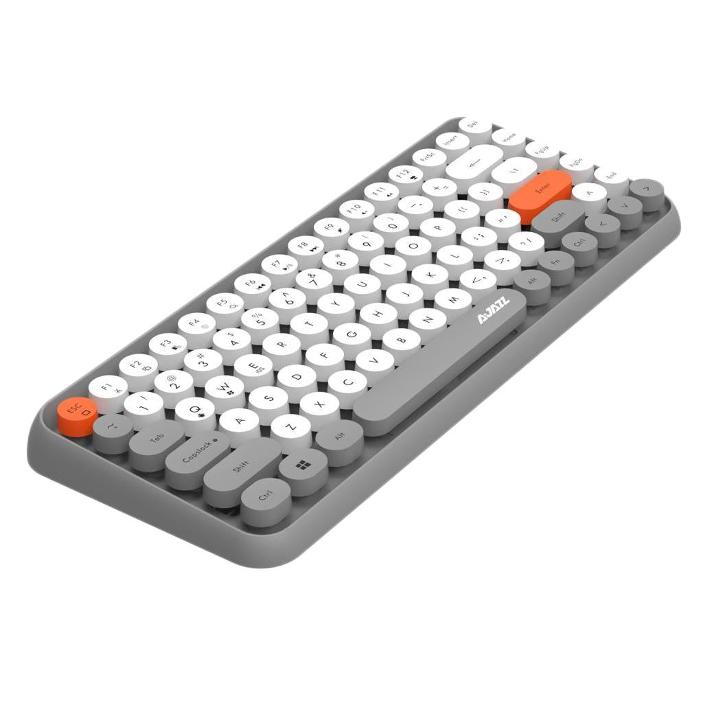 84 Key Wireless Bluetooth Lightless Keyboard for PC Laptop Tablet Gray