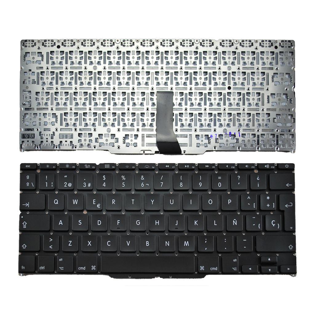 Spanish Keyboard for MacBook Air 11" A1370 2011 A1465 12-15 PC Replace Black