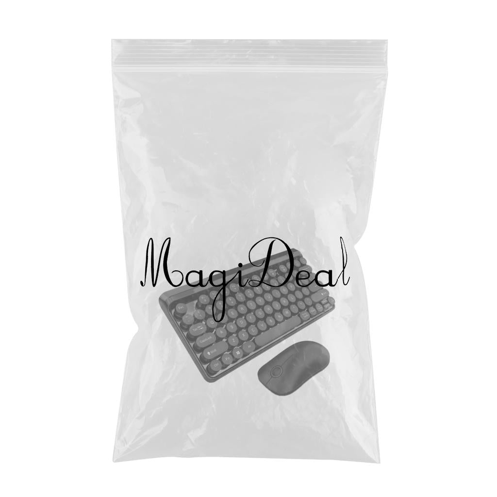 L100 2.4G Wireless Keyboard Punk Key Cap Ultra-thin Mouse Keyboard Set Black