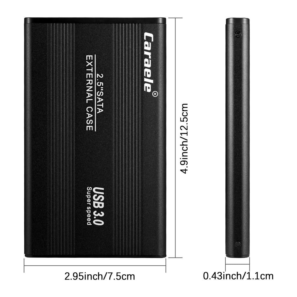 Black External HDD Hard Disk Drive Portable Drive  500G / 1TB 2TB 2T