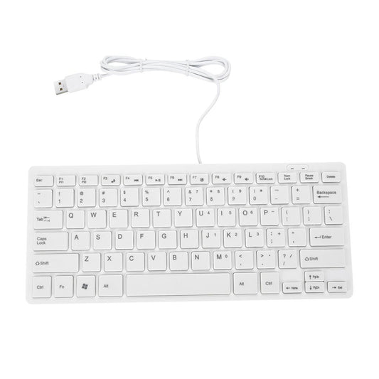 Ultra-thin New White USB2.0 Mini Keyboard Keypad fit Computer Desktop Wired