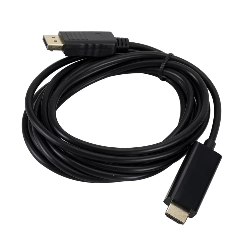 Display Port To HDMI Cable Cord DP To HDMI Cable Adapter Converter HD