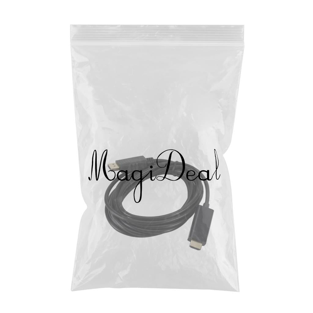 Display Port To HDMI Cable Cord DP To HDMI Cable Adapter Converter HD