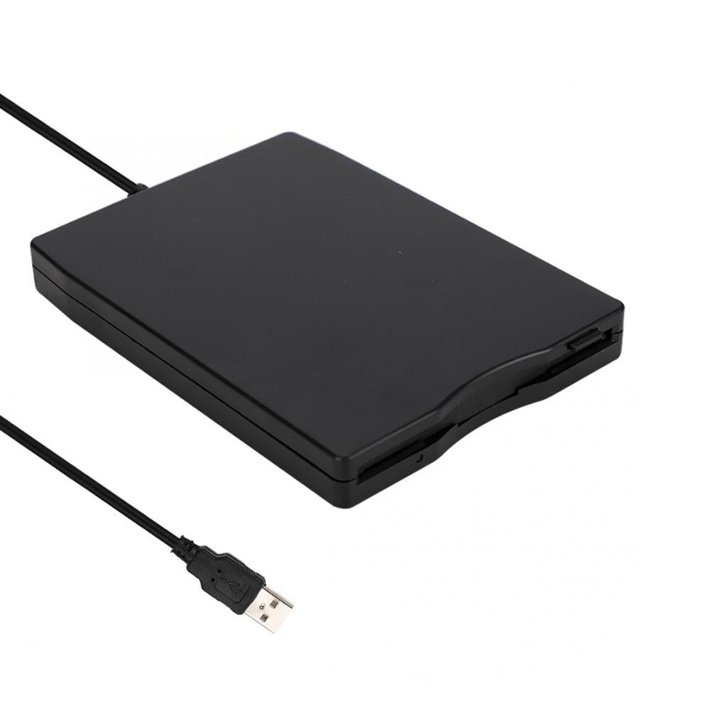 1.44MB USB2.0 Portable External Mobile Floppy Disk Drive Black