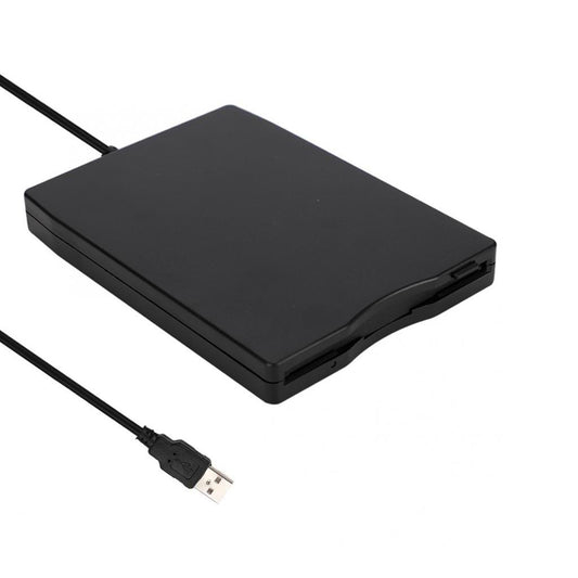 1.44MB USB2.0 Portable External Mobile Floppy Disk Drive Black