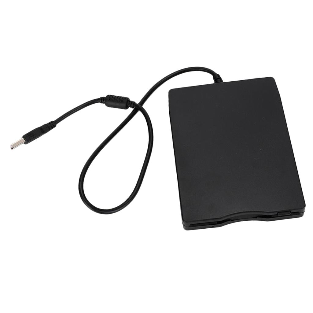 1.44MB USB2.0 Portable External Mobile Floppy Disk Drive Black