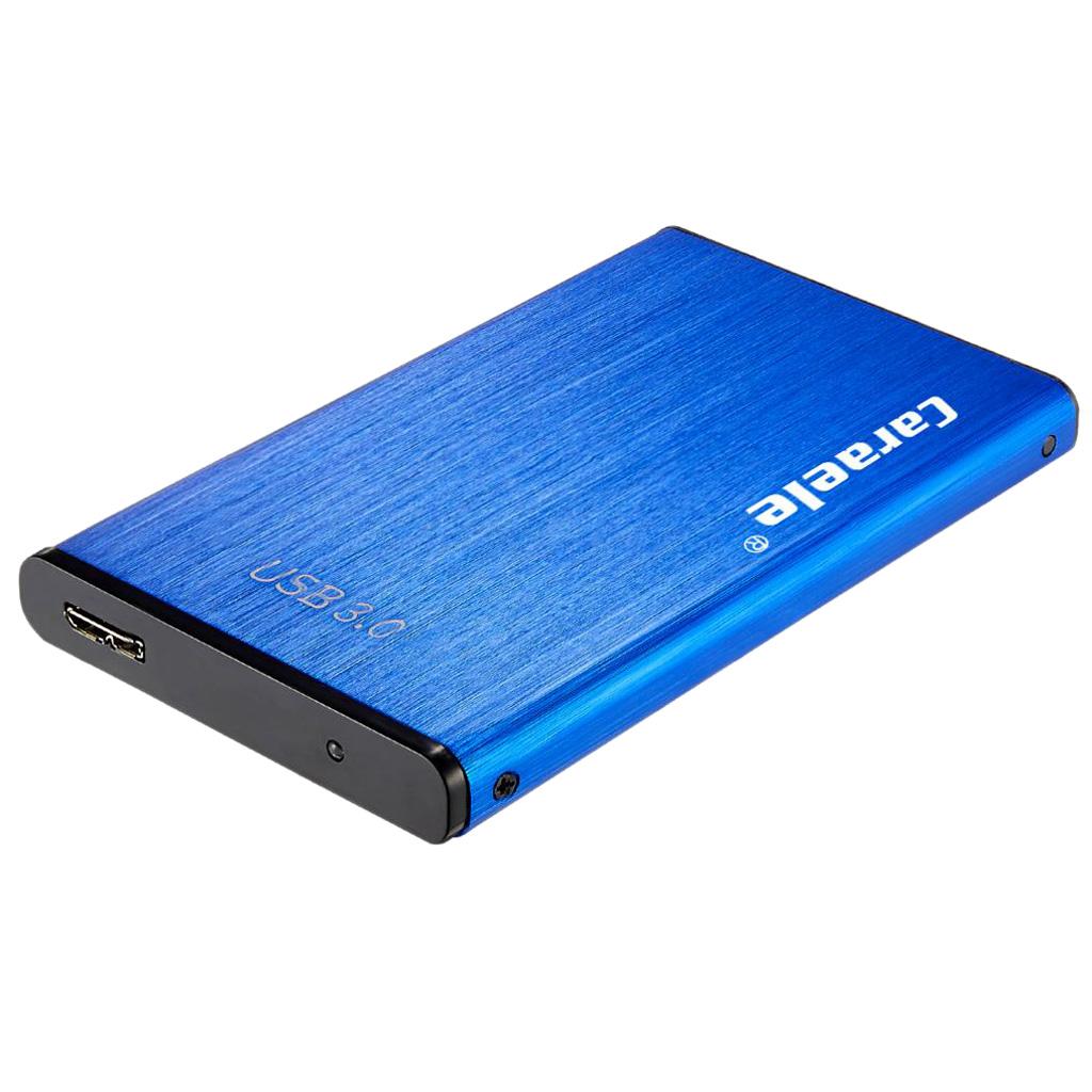 High Speed USB3.0 External Hard Drive Mobile Hard Disk Enclosure Blue 1T