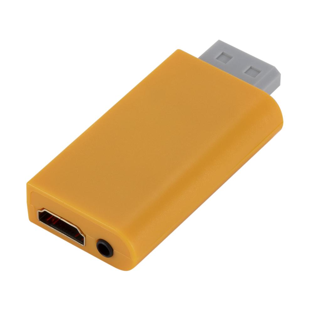 WII To HDMI Converter Adapter 1080P HD Upscale 3.5mm Audio Output System