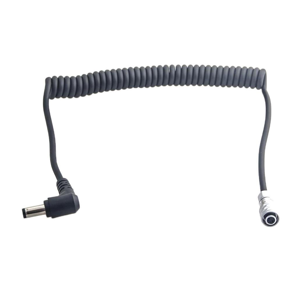 DC Plug Power Supply Cable Spiral Cord 12V for BMPCC 4K Blackmagic 5525