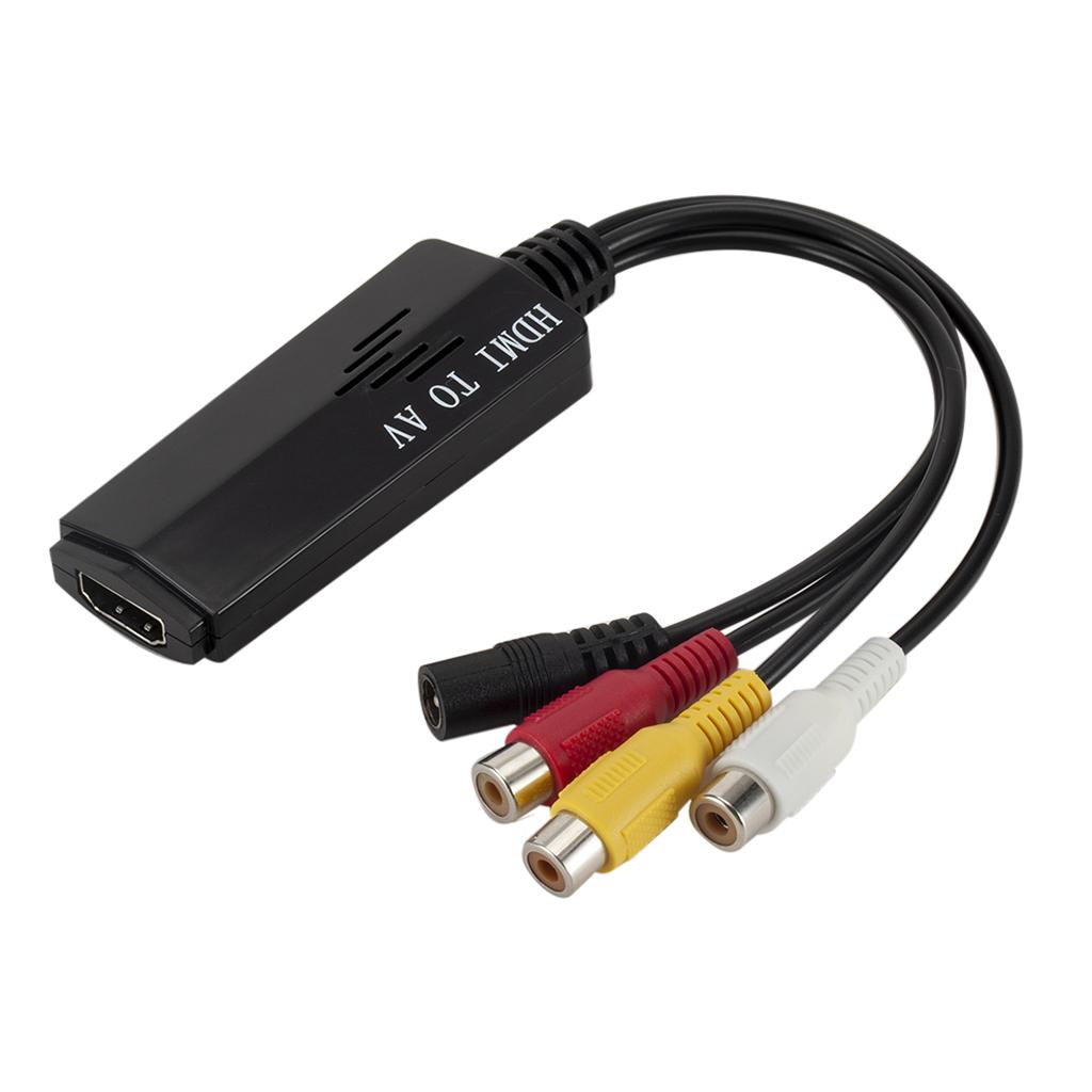 HDMI to AV RCA HD Audio Video Converter Cable Male to Female Short Cable