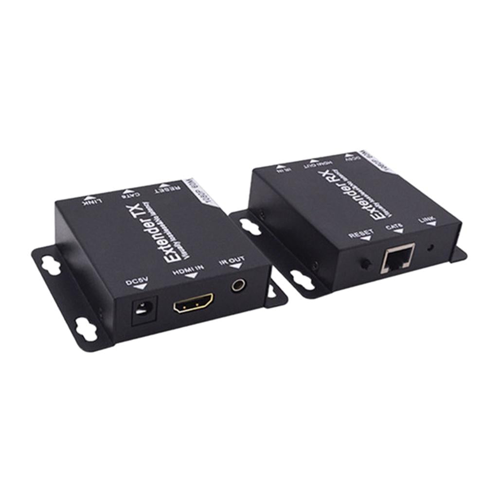 HDMI Extender Transmitter Receiver 60M Cat6 / 7 RJ45 Cable NO Power Supply