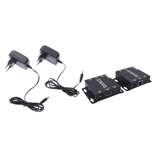 4K 1080P HDMI Extender Transmitter Receiver 60M Over Cat6 / 7 RJ45 LAN Cable