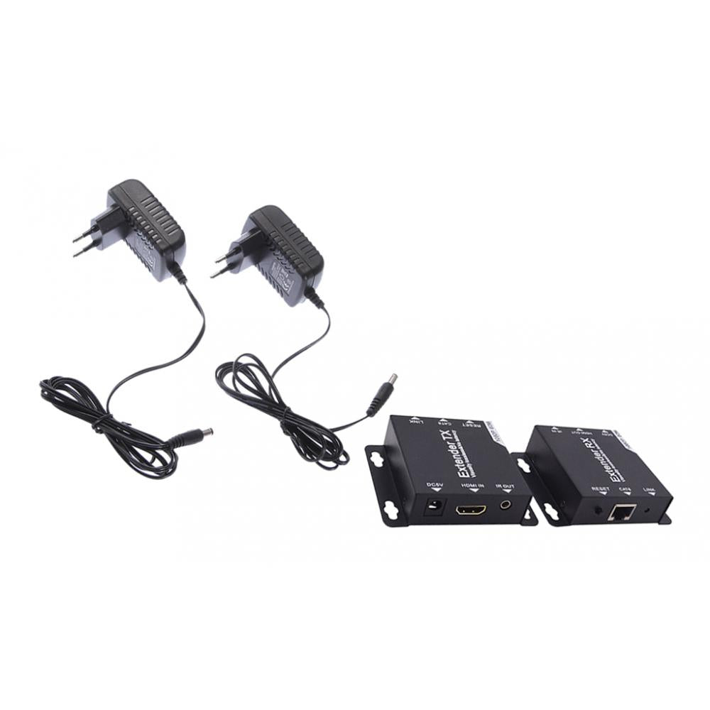 4K 1080P HDMI Extender Transmitter Receiver 60M Over Cat6 / 7 RJ45 LAN Cable