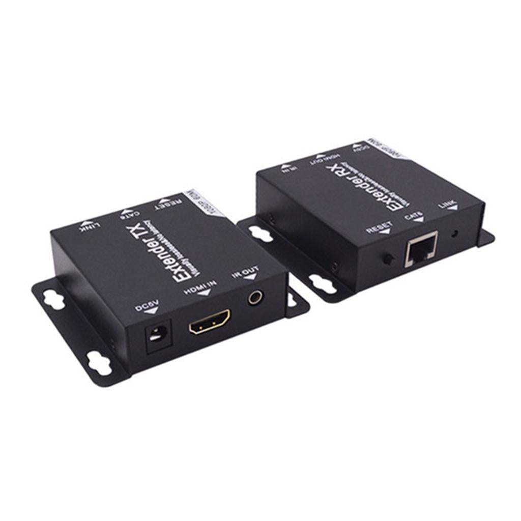 4K 1080P HDMI Extender Transmitter Receiver 60M Over Cat6 / 7 RJ45 LAN Cable