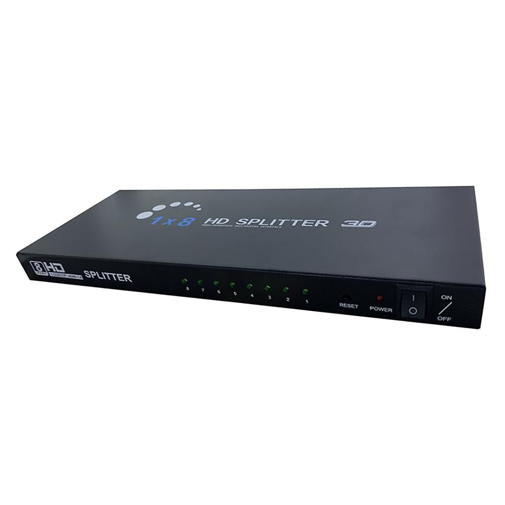 HDMI 2.0 1 in 8 out HD Automatic Manual Switcher 4K Synchronous HDMI Adapter