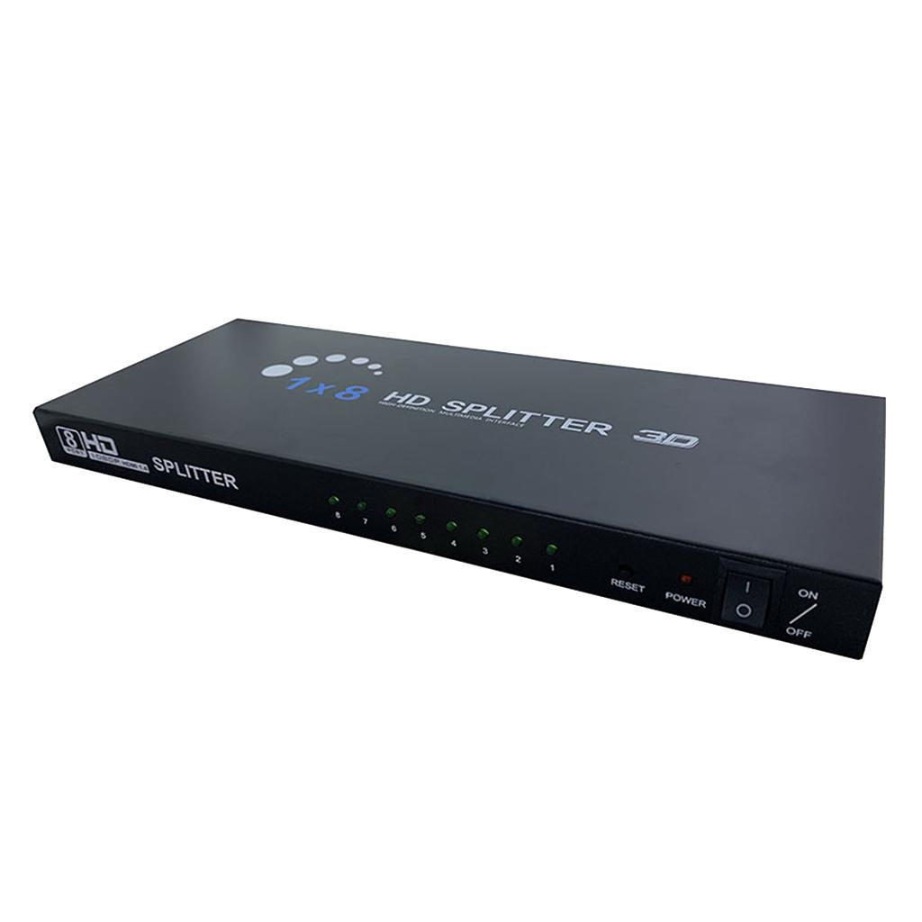 HDMI 2.0 1 in 8 out HD Automatic Manual Switcher 4K Synchronous HDMI Adapter