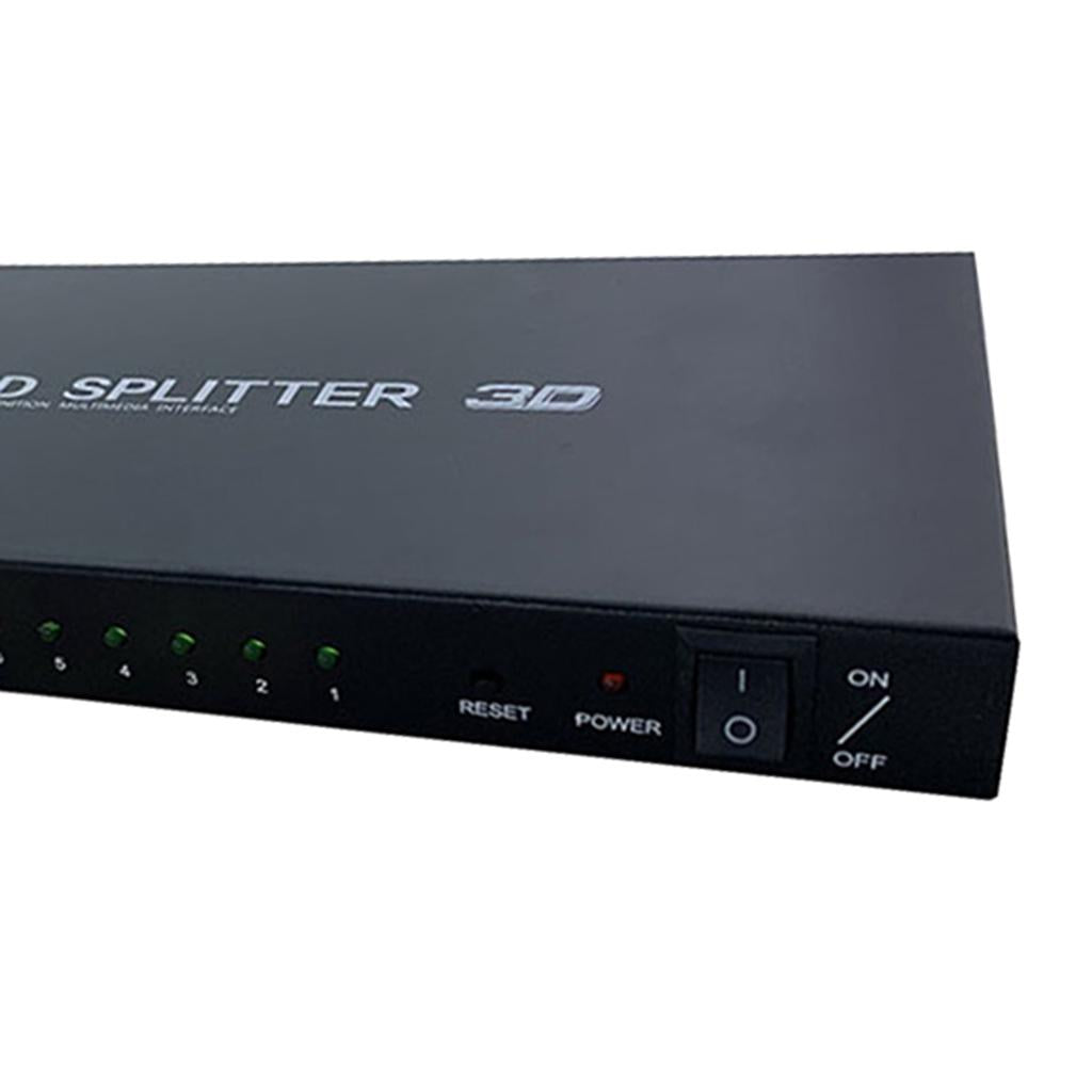 HDMI 2.0 1 in 8 out HD Automatic Manual Switcher 4K Synchronous HDMI Adapter