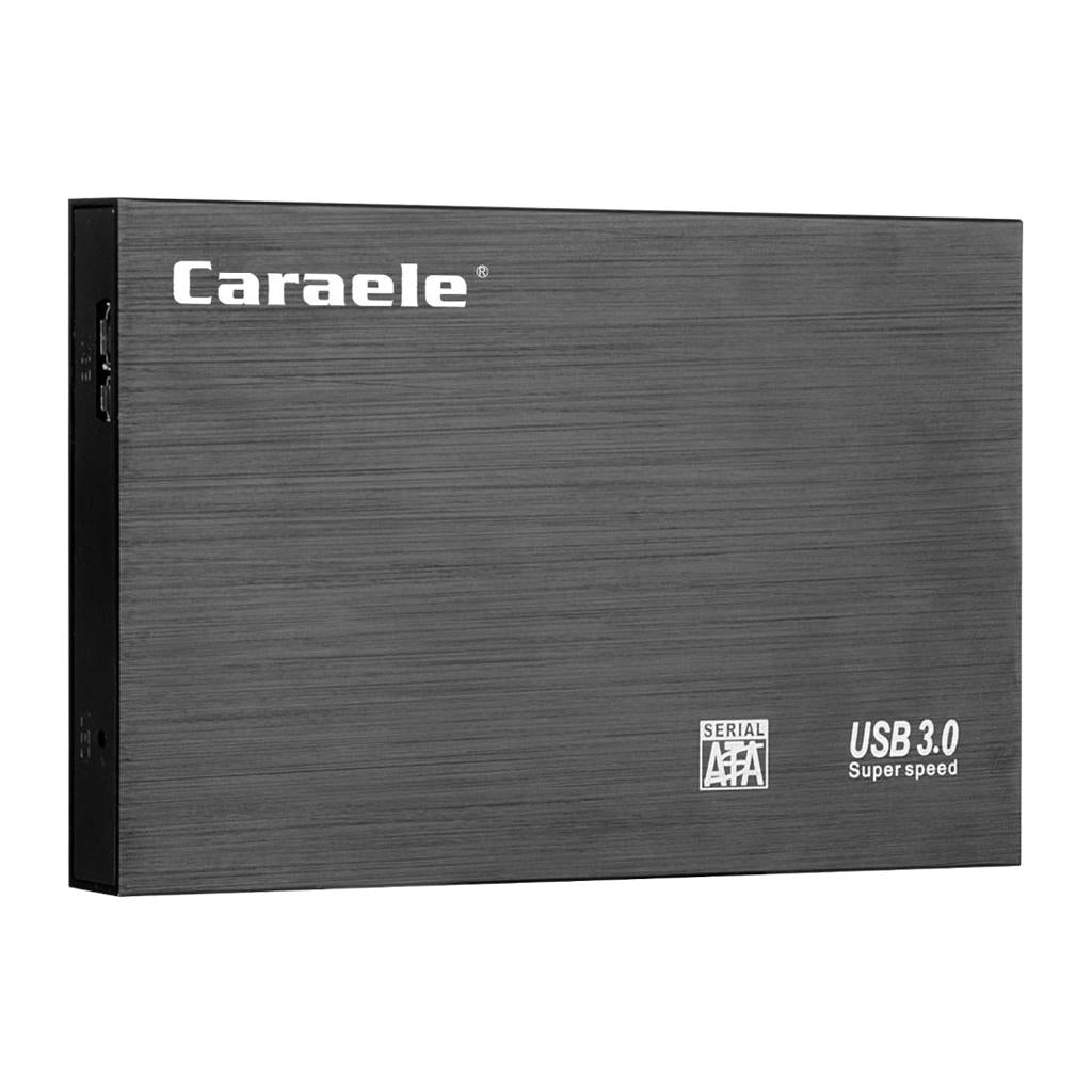 High Speed External Portable Shockproof USB 3.0 Mobile Hard Disk Black 1T